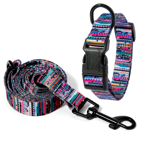 Dog Collar - Colorful Adjustable Nylon Pet Collar