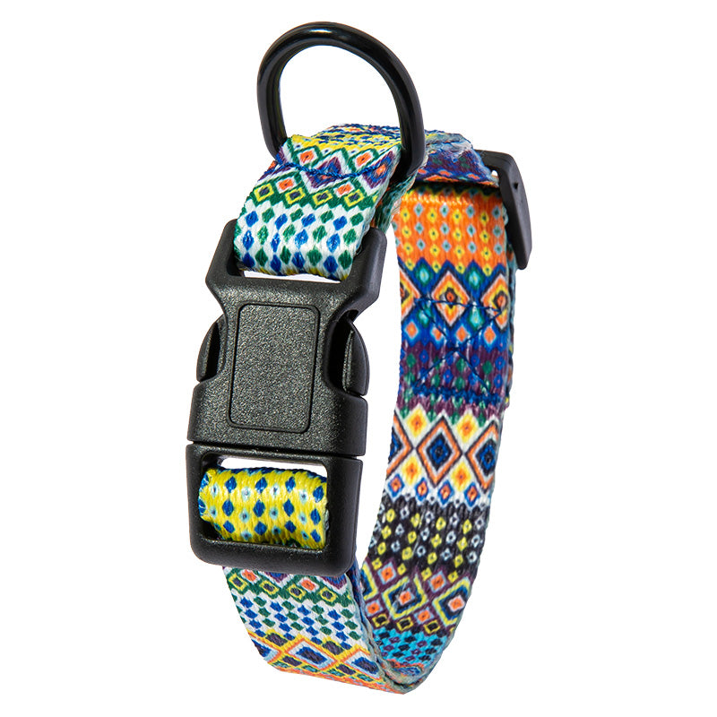Dog Collar - Colorful Adjustable Nylon Pet Collar