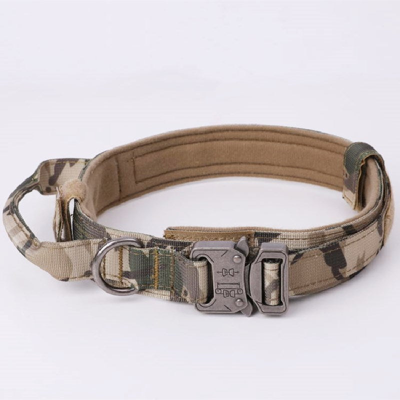 Tracker-Compatible Tactical Dog Collar