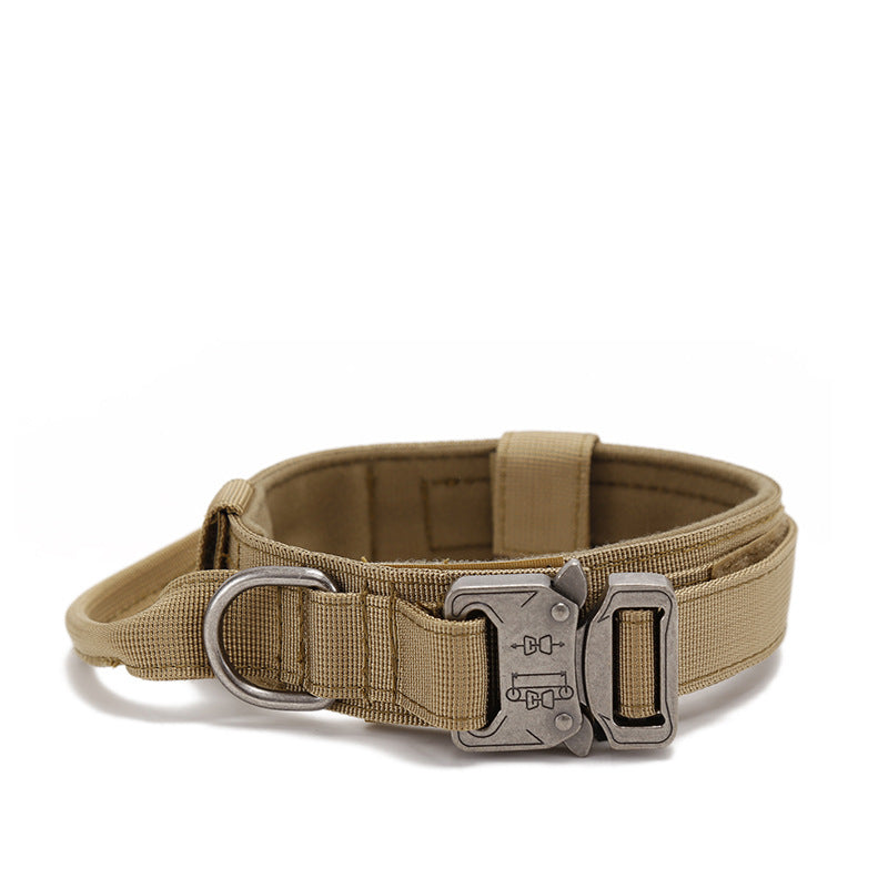 Tracker-Compatible Tactical Dog Collar