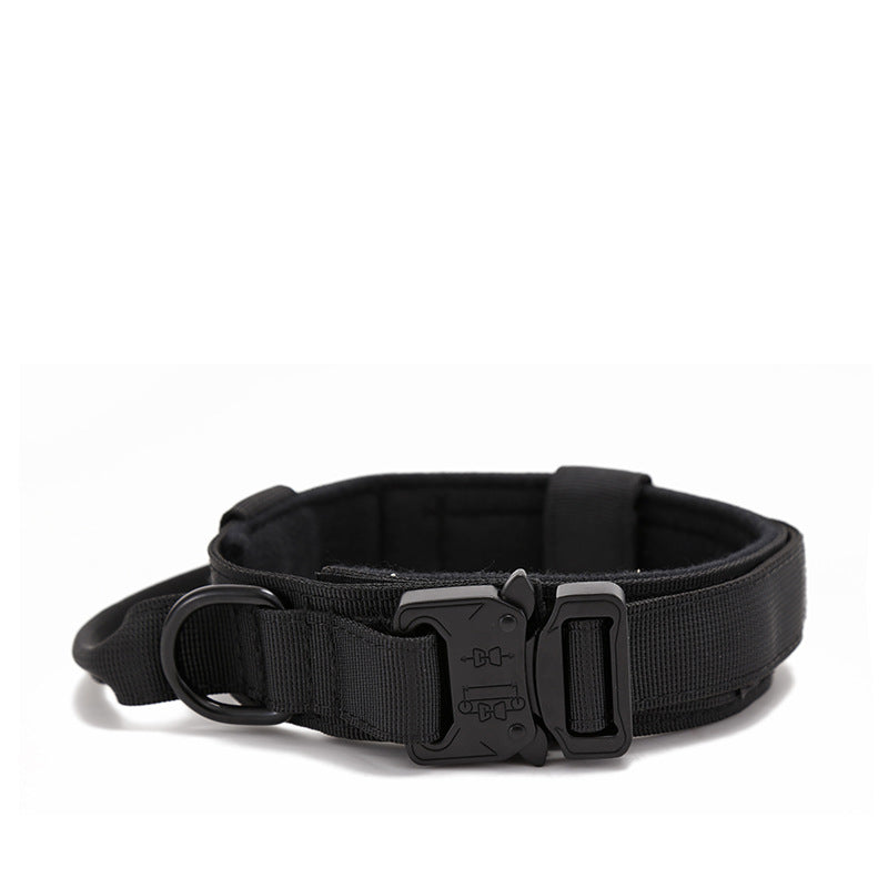 Tracker-Compatible Tactical Dog Collar