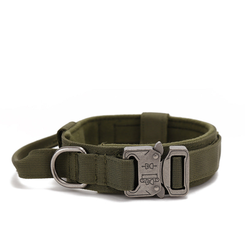Tracker-Compatible Tactical Dog Collar